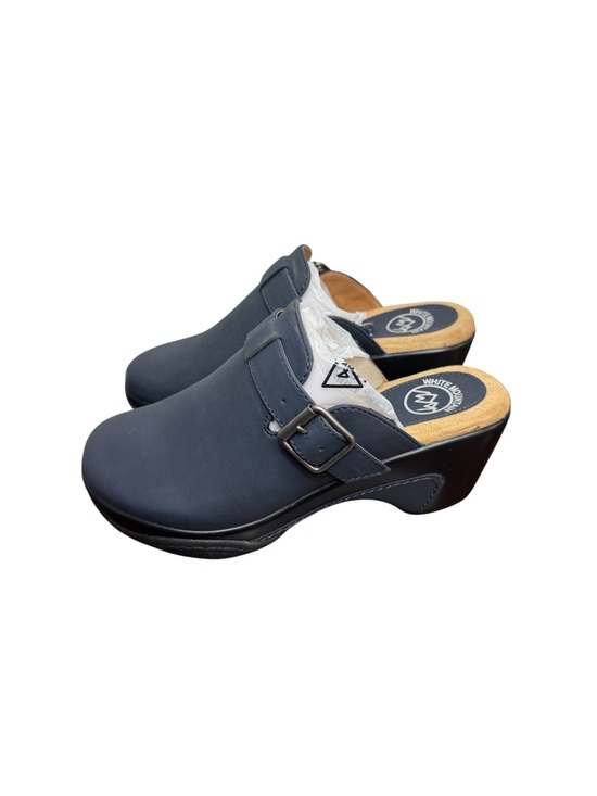 White Mountain Shoes - White Mountain Women's Viewed Clog Size 6 Navy Blue NWOB Comfortable